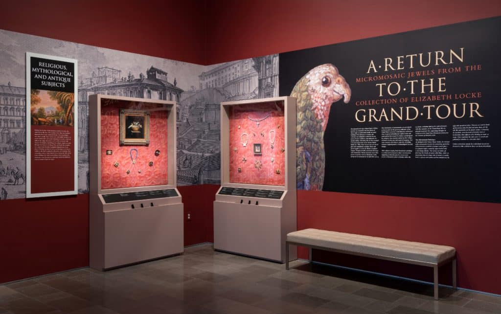 The VMFA's "A Return to the Grand Tour: Micromosaic Jewels from the Collection of Elizabeth Locke