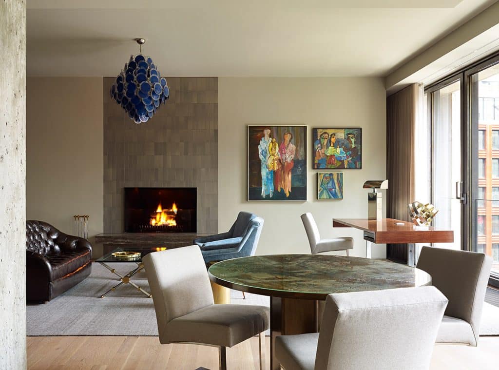 A Manhattan living room designed by Frampton Co.