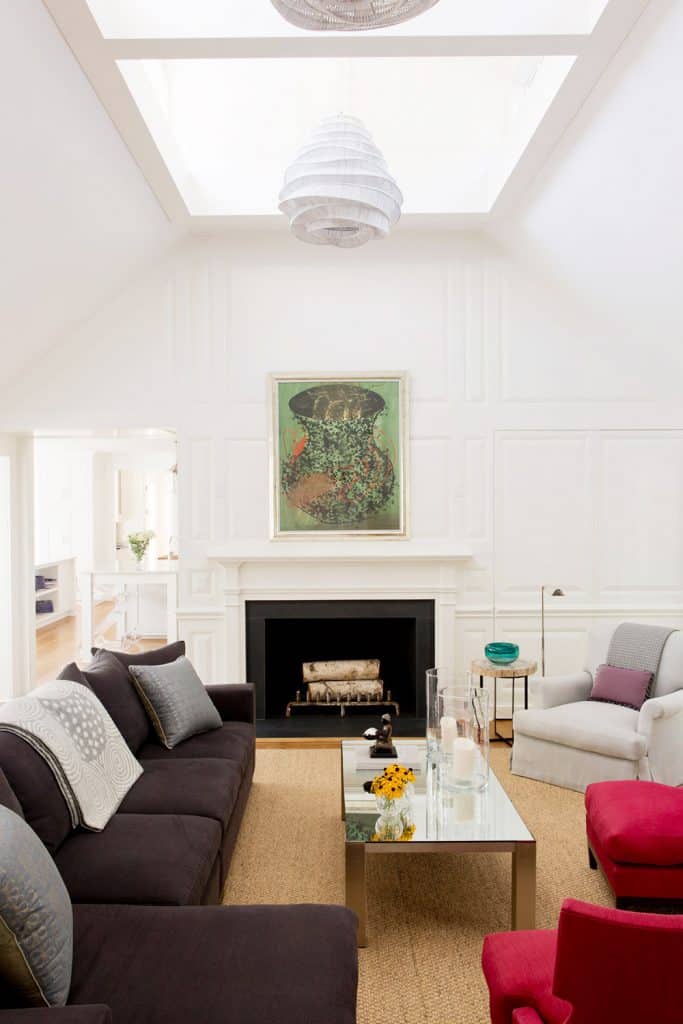 Charlotte Barnes Interiors Greenwich Residence Family Room