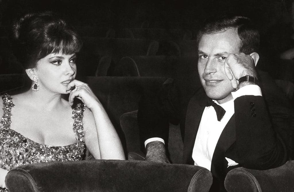 Gina Lollobrigida with Gianni Bulgari, ca 1970