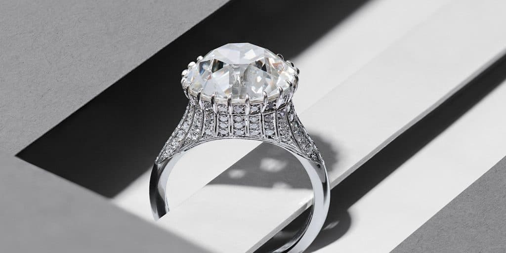 Hancocks 8.07-carat old European brilliant cut diamond ring