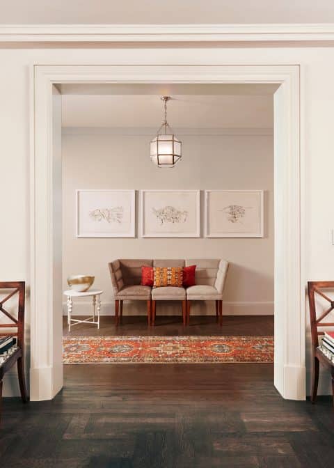 designer Alexander Doherty New York Upper West Side Classic Seven entry foyer