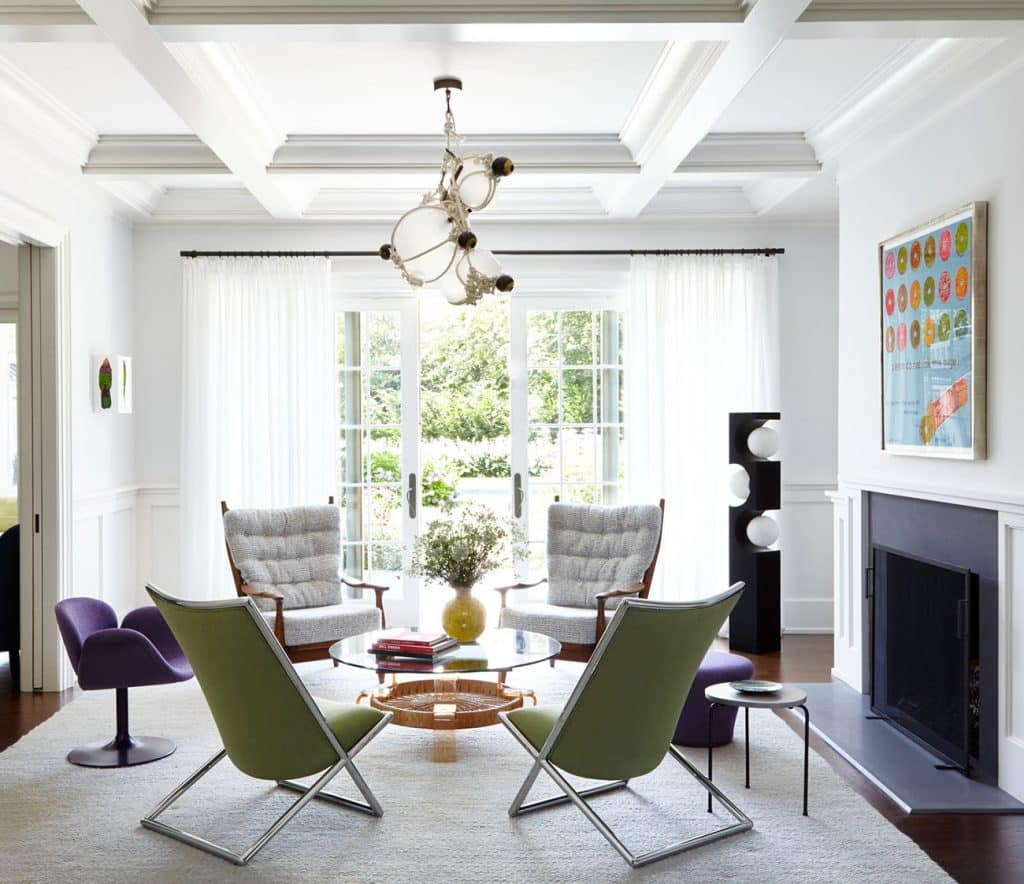 New York designer Timothy Brown Amagansett living room