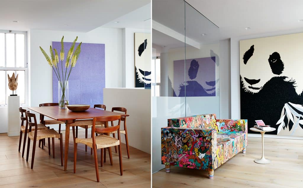 New York designer Timothy Brown Park Avenue apartment dining room sitting room