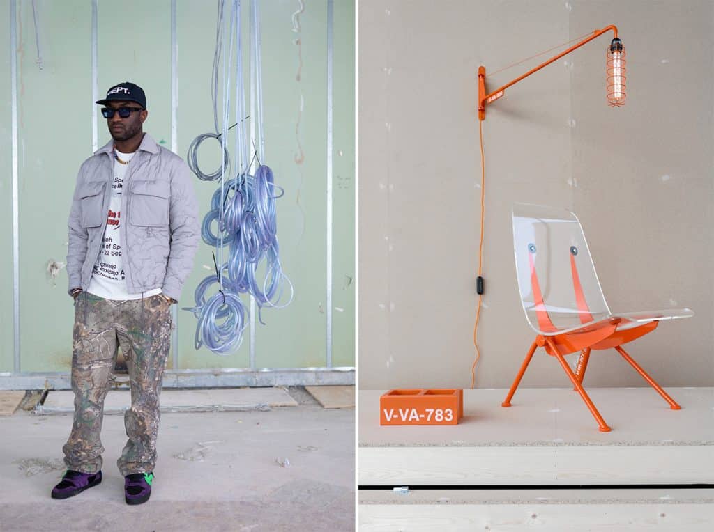 Virgil Abloh launched a collection for Vitra.