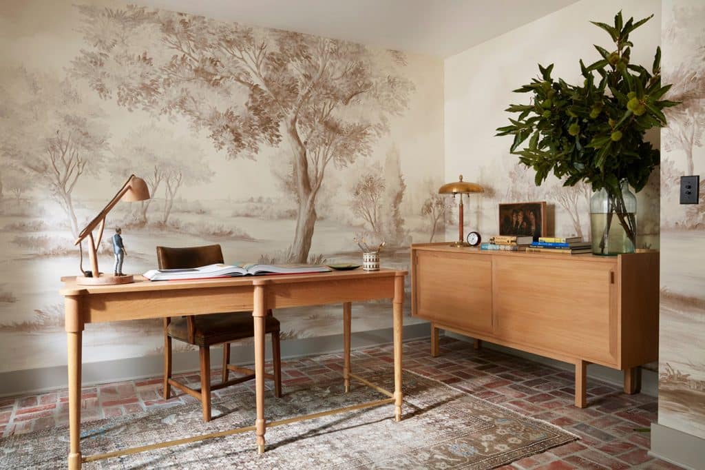 This Los Angeles home office by Nickey Kehoe Design embodies the spirit of ikigai.