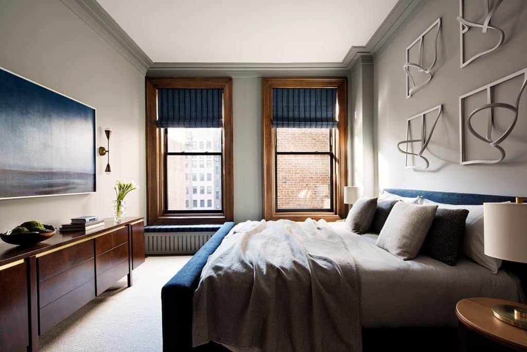 Gramercy Design Kyle O'Donnell Frank Salvaggi Flatiron District loft master bedroom