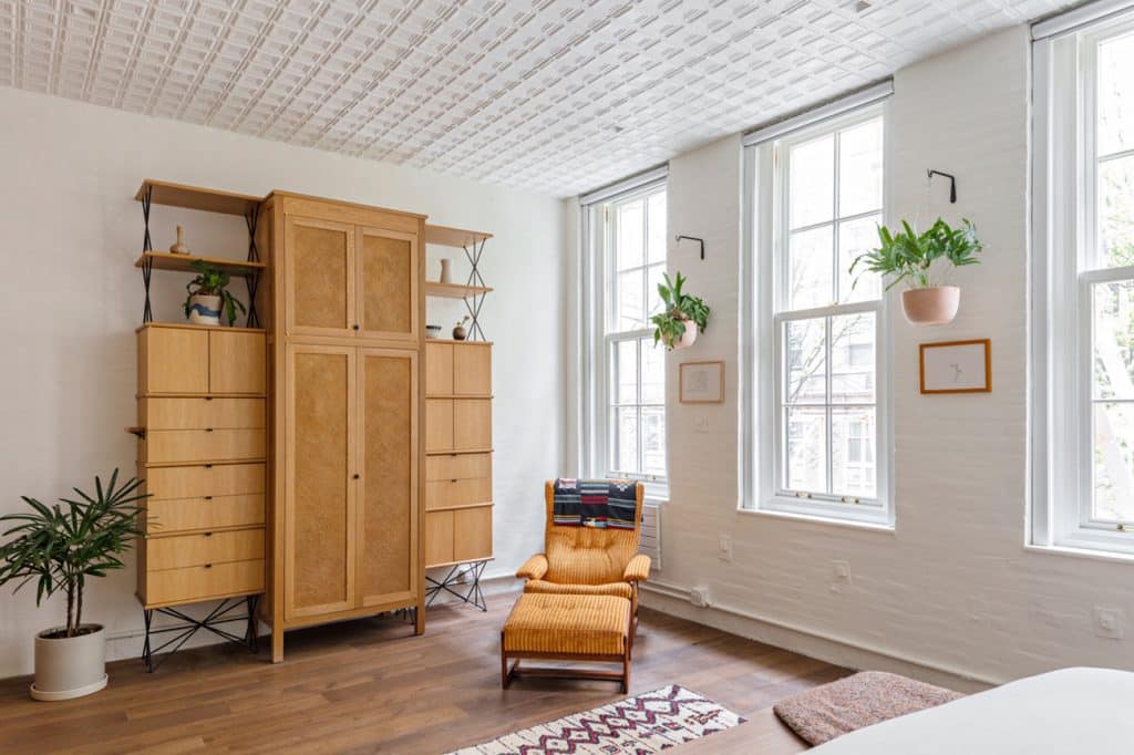 Kyle O'Donnnell Gramercy Design Stranger Things star David Harbour New York City Loft bedroom
