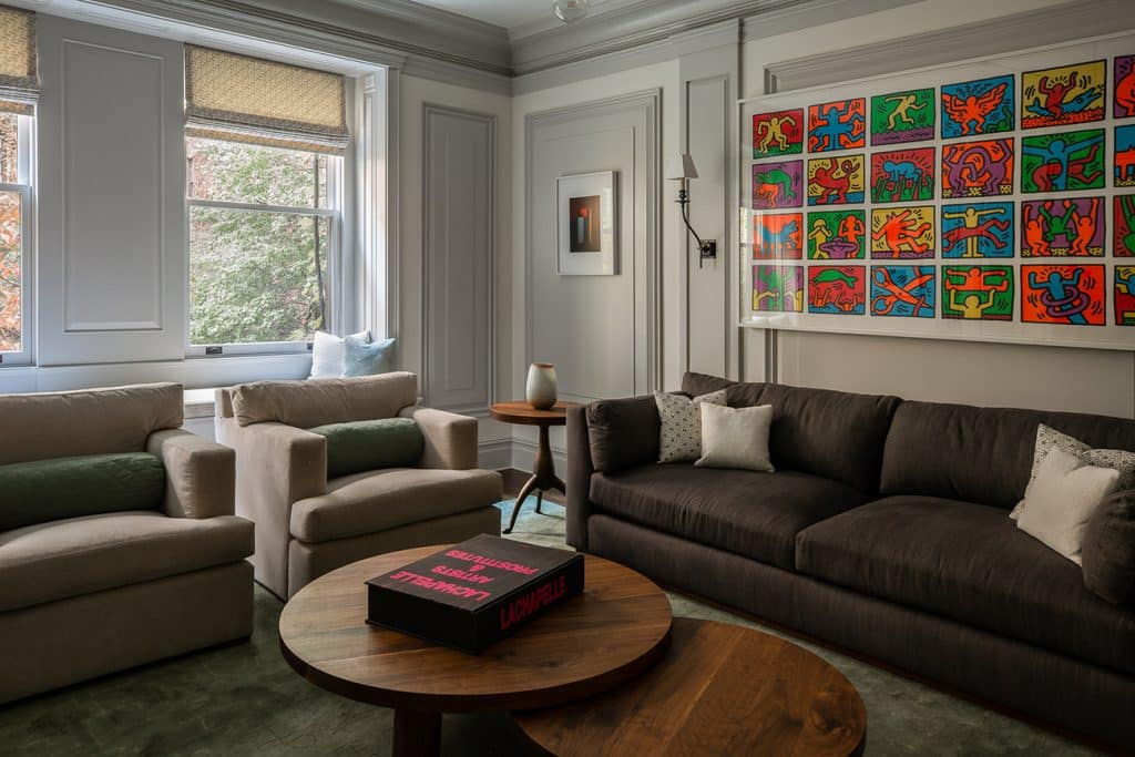 Gramercy Design Kyle O'Donnell Upper West Side Frank Salvaggi Bill Shea living room