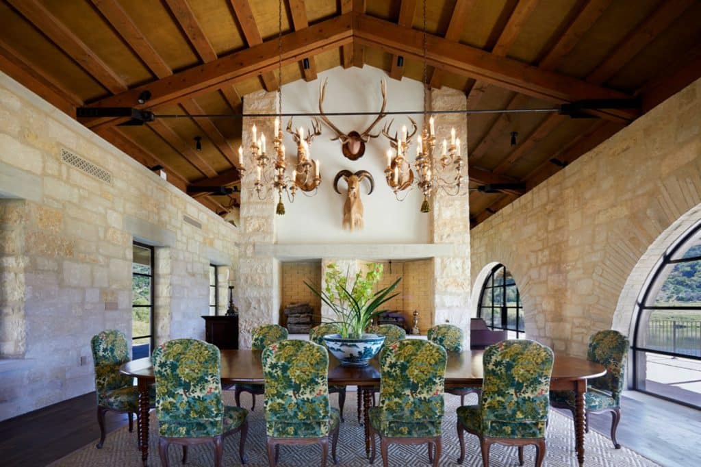 Texas interior design Melissa Morgan M Interiors Medina dining room