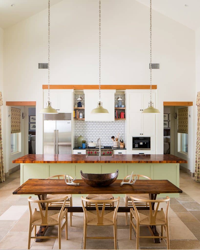 Texas interior design Melissa Morgan M Interiors Fredericksburg guesthouse kitchen