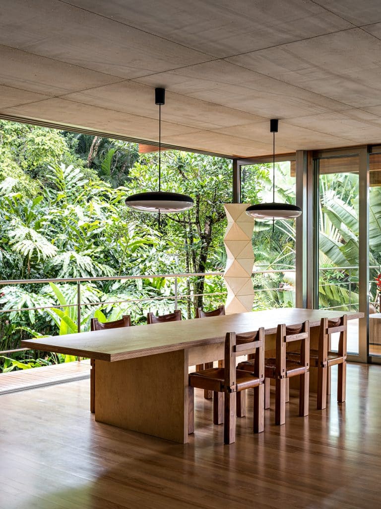 Andre Mellone Studio Mellone Brazilian Beach Jungle House dining