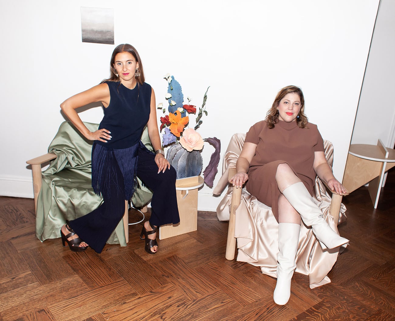 Monica Khemsurov (left) and Jill Singer of Sight Unseen.