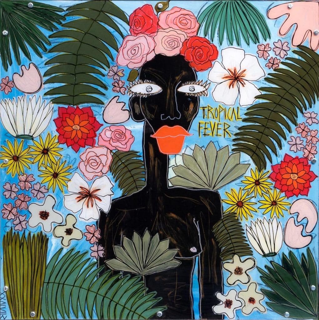 Tropical Fever, 2020, by Silvia Calmejane, presented by Envie d'Art