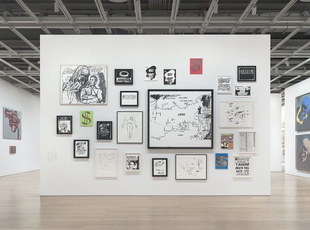 Installation view of Andy Warhol – From A to B and Back Again (Whitney Museum of American Art