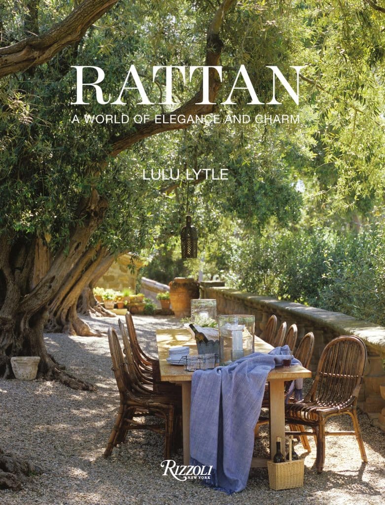 The cover of Rattan: A World of Elegance and Charm, by Lulu Lytle, published by Rizzoli