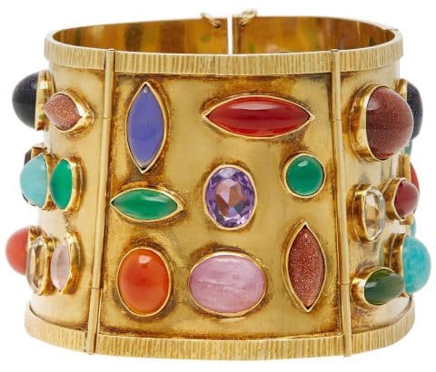 Sanz Multi-Color Gemstone Gold Bracelet