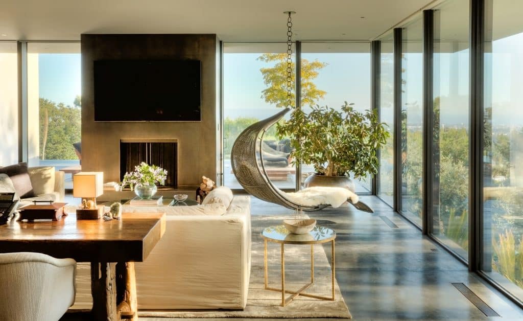 Jennifer Aniston's mid-century home in Bel Air, designed by Stephen Shadley