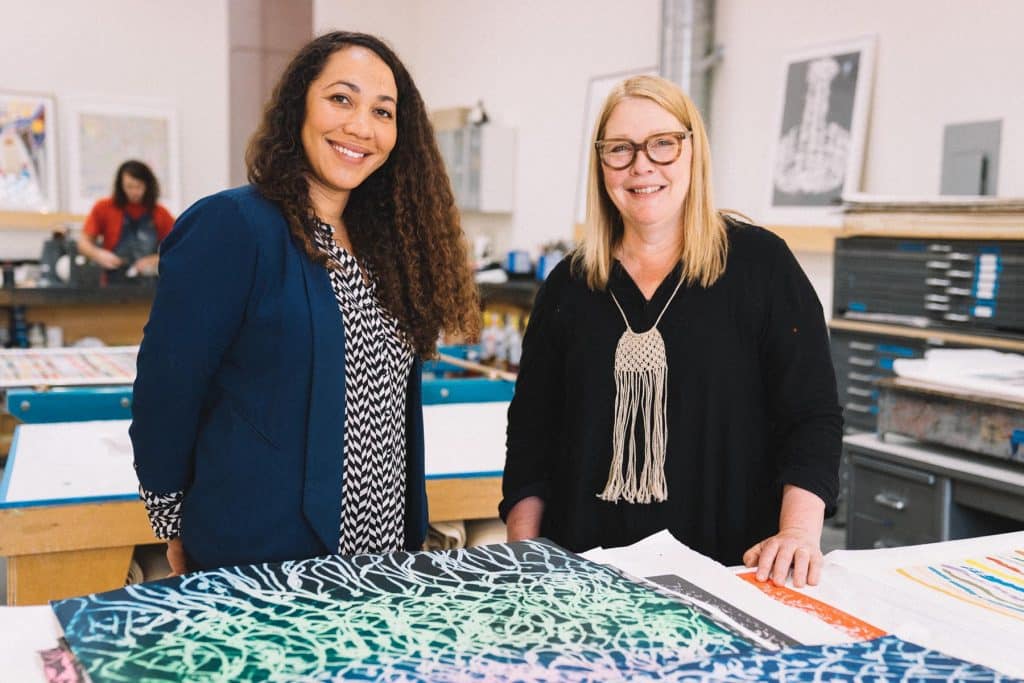 Rhea Fontaine (left) and Pam Paulson, of Paulson Fontaine Press.