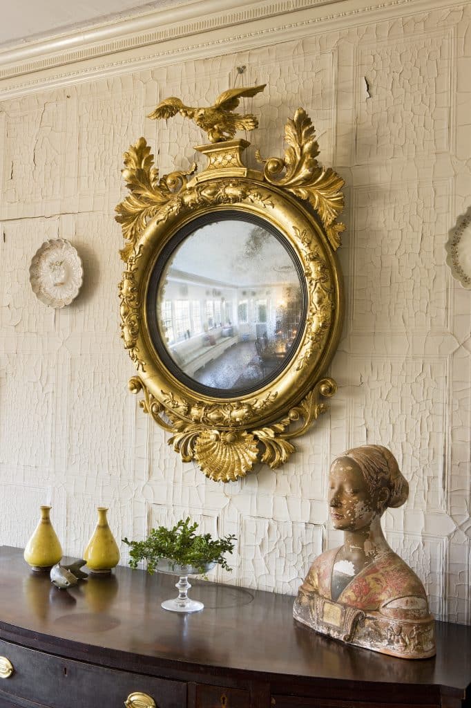 Stanford White in Detail Monacelli Samuel White Box Hill Long Island St. James dining room sideboard anaglypta walls