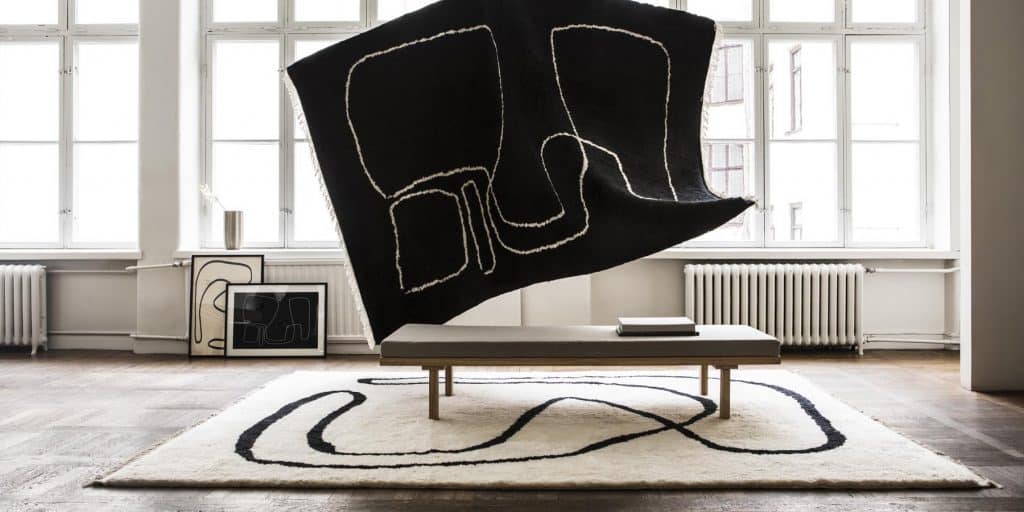 Danish artist Carsten Beck Nielsen Nordic Knots collection carpets rugs Simple Object 18 Connection Swedish Sweden Stockholm