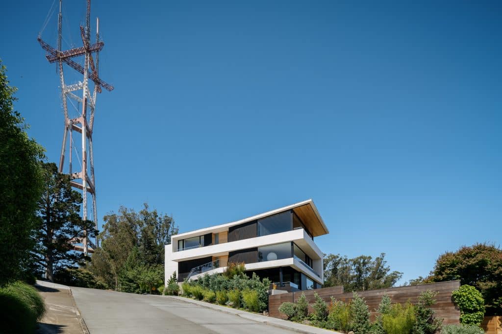 California interior designer Sean Leffers San Francisco home Mt Sutro Exterior