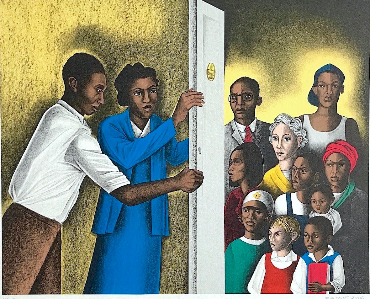 The Door of Justice, 2000, by Elizabeth Catlett