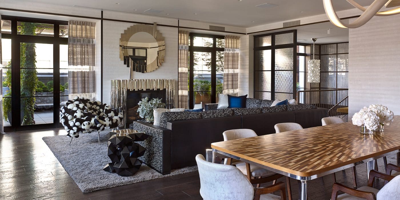 Tour a Sprawling with - Tribeca Introspective Artisanal Apartment 1stDibs Touches Filled