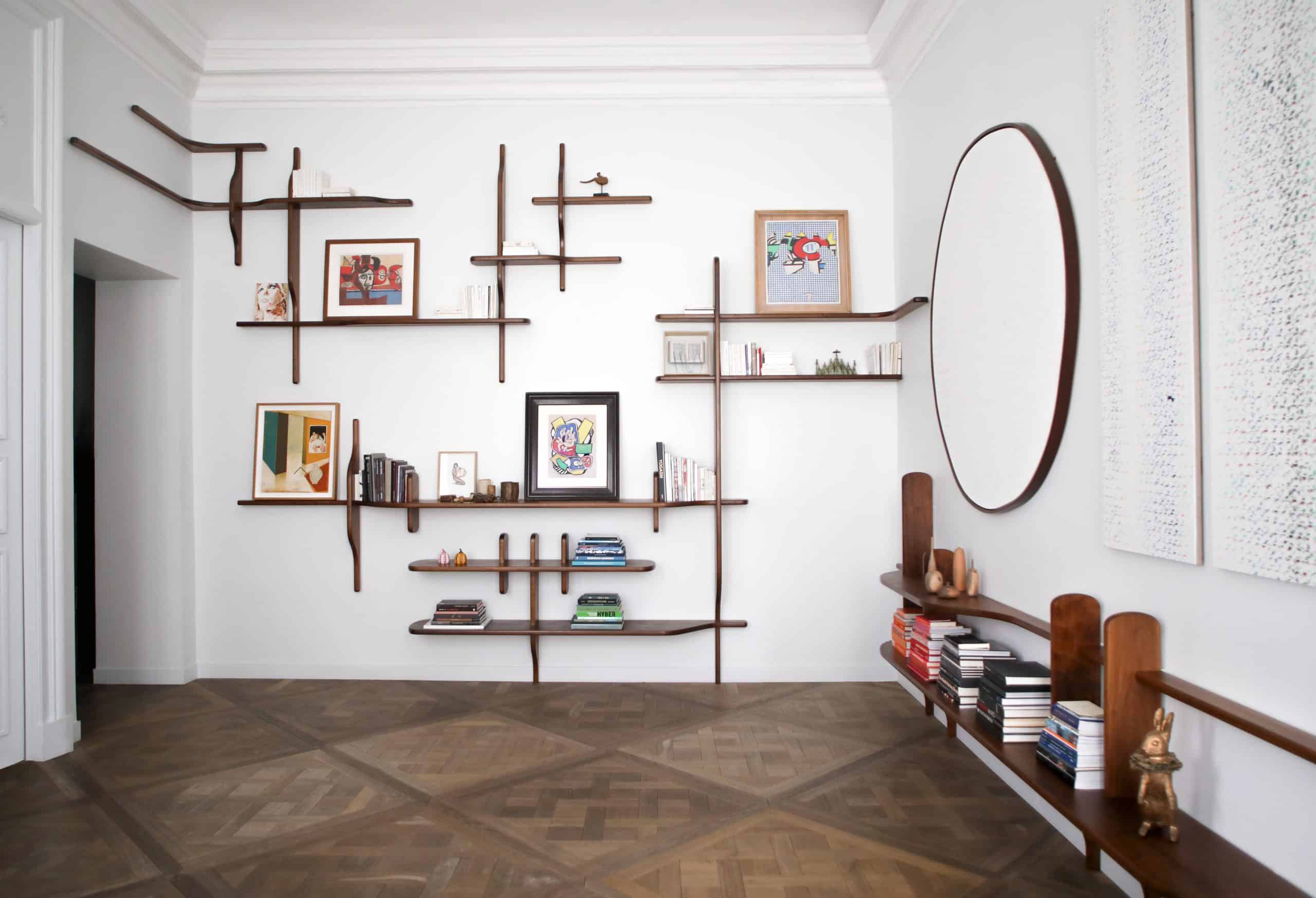 YMER&MALTA's custom Alphabet bookshelf