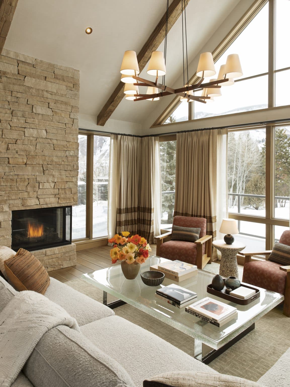 Clive Lonstein Shows how Luxe Warmth Wins the Day in Aspen - 1stDibs ...