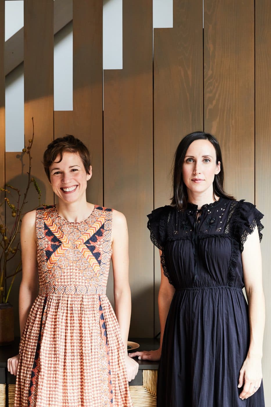 Whitney Parris-Lamb (left) and Amanda Jesse of Brooklyn-based firm JESSE PARRIS-LAMB