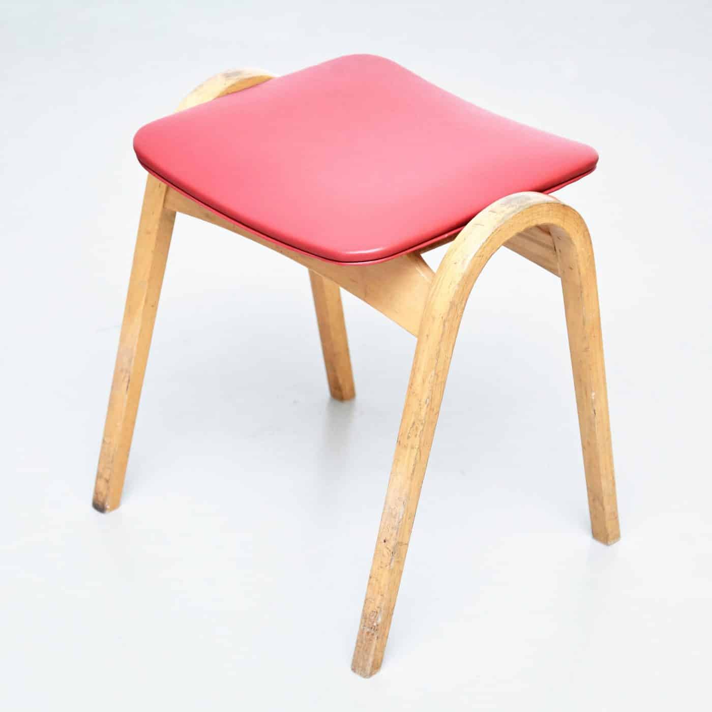 ISAMU KENMOCHI's 1961 wooden STOOL, offered by DADA Studios