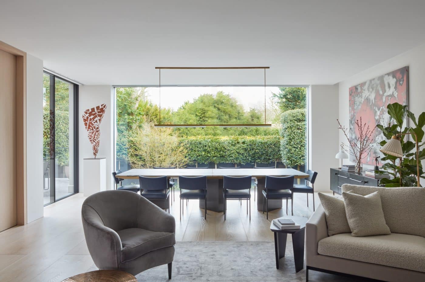 Hampstead, London dining area designed by Greenhill