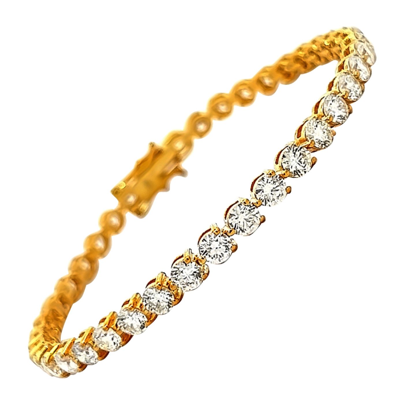 Alexander Beverly Hills 8.25-carat diamond Tennis Bracelet Yellow Gold, 2024