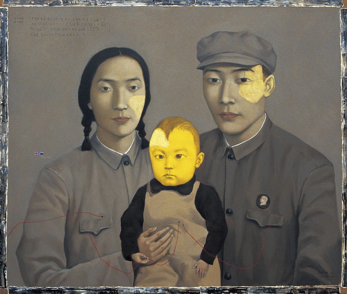 Bloodline — Big Family No. 2, 1993, by Zhang Xiaogang