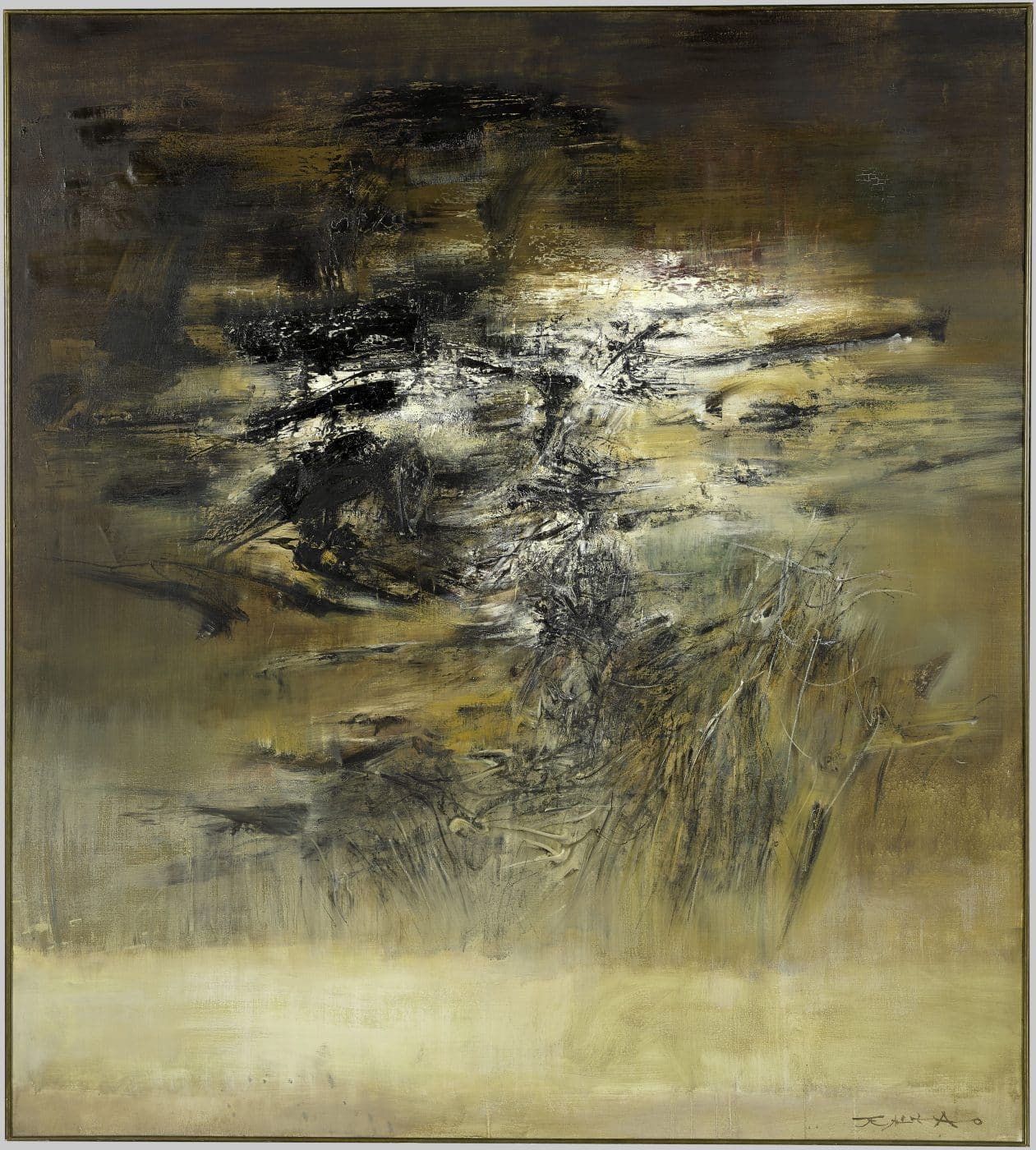 15.12.61, 1961, by Zao Wou-Ki