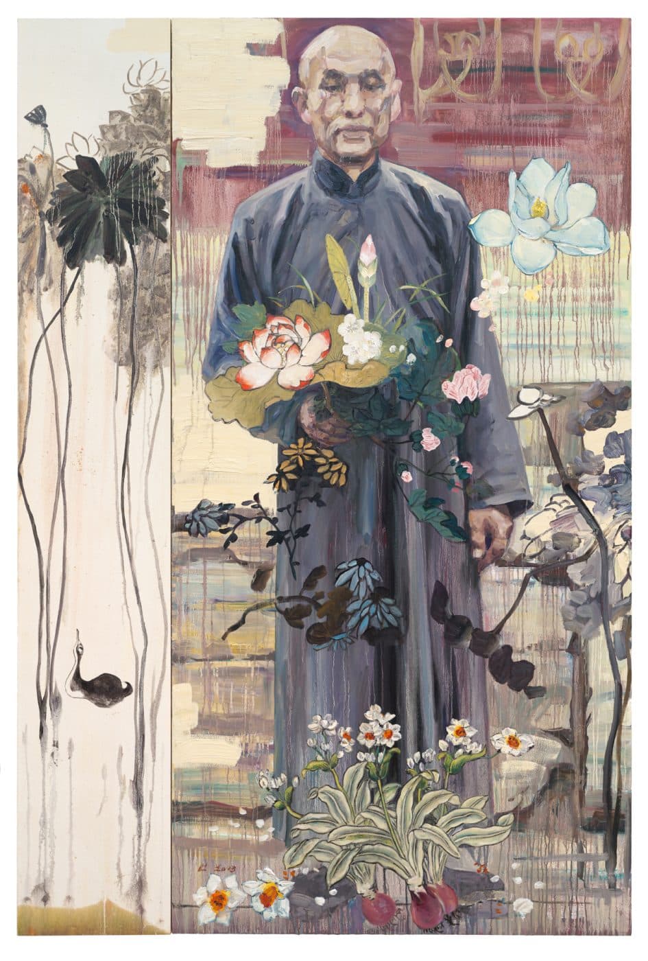 The Botanist, 2013, by Hung Liu