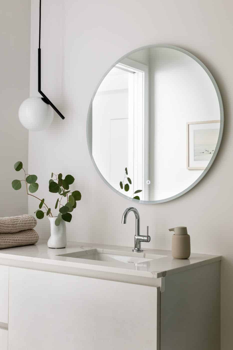 Basement bathroom of the Chicago home