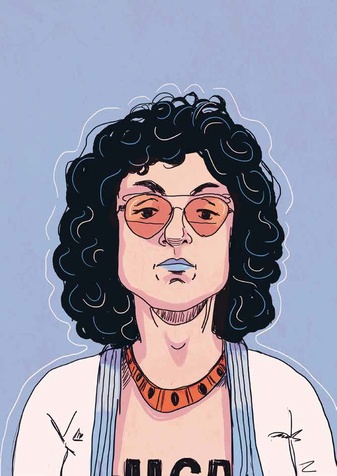 Judy Chicago in The Women Who Changed Art Forever, written by Valentina Grande and illustrated by Eva Rossetti