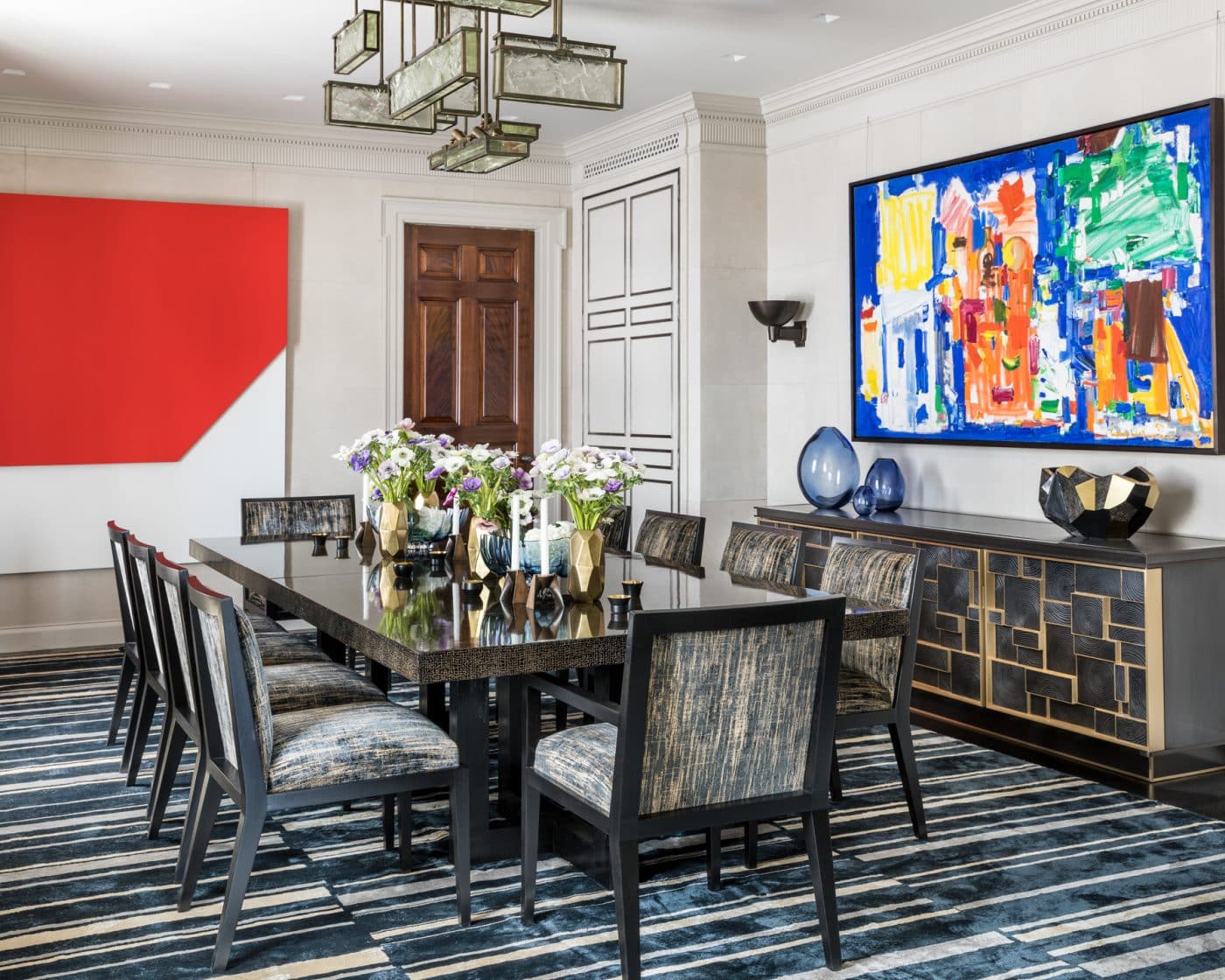 Dining room designed by Victoria Hagan