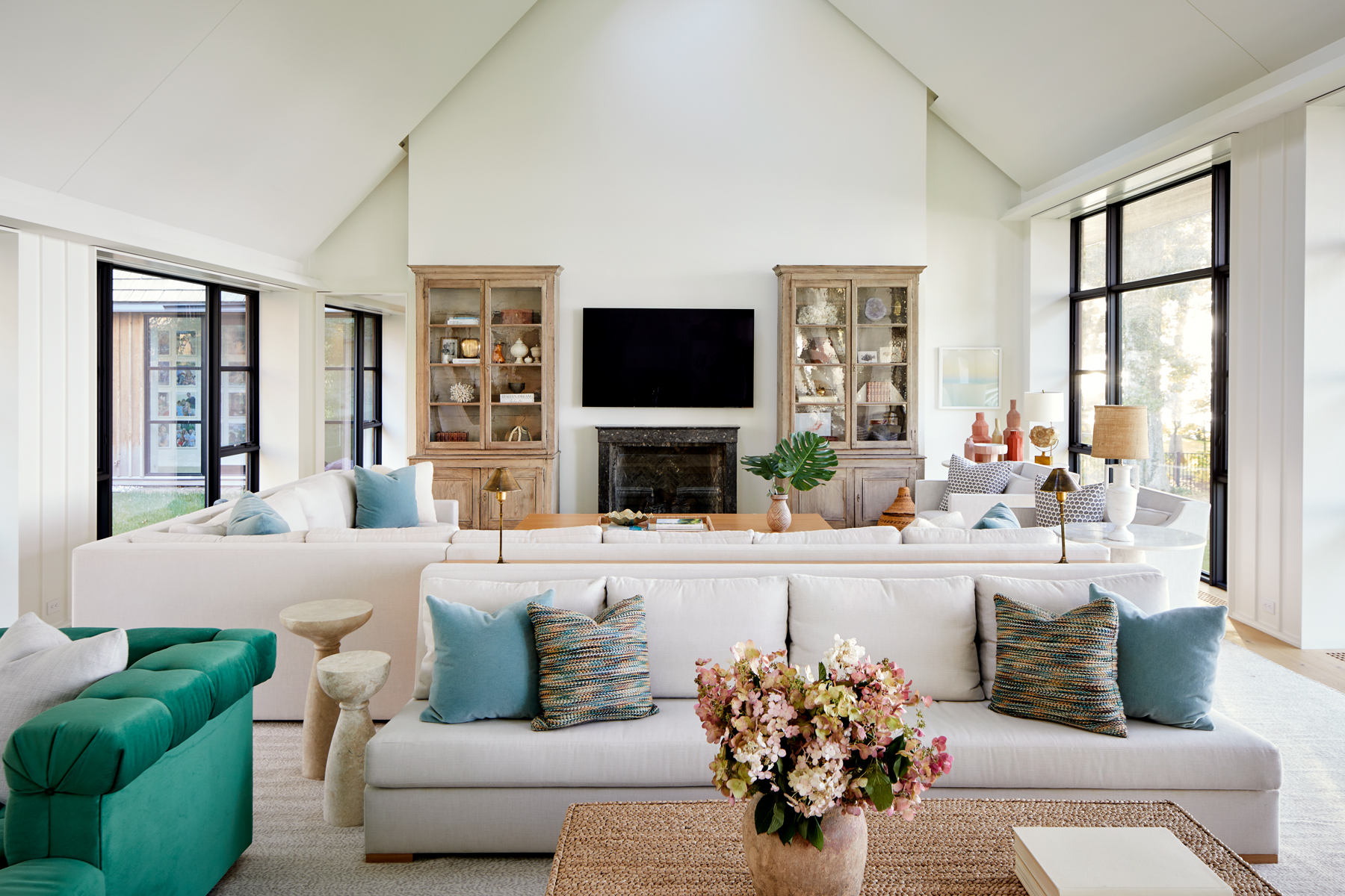 Living room designed by Sasha Adler