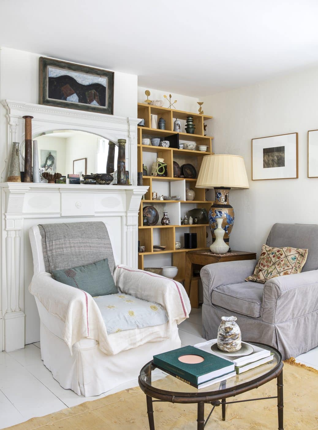 A cozy corner of a home in Down East