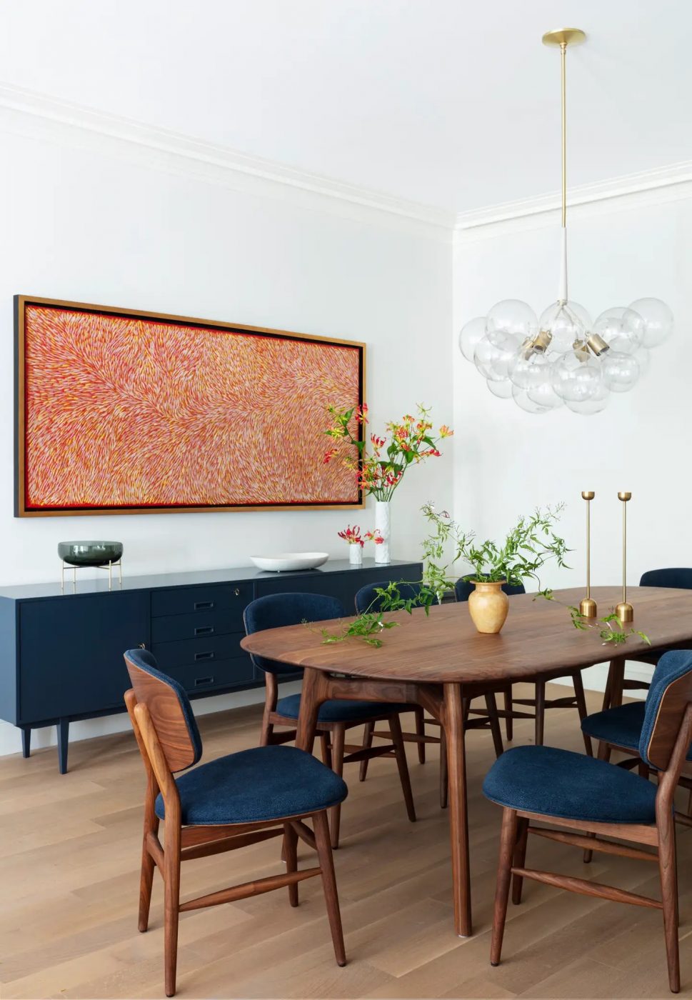 Dining room in NYC designed by Harris