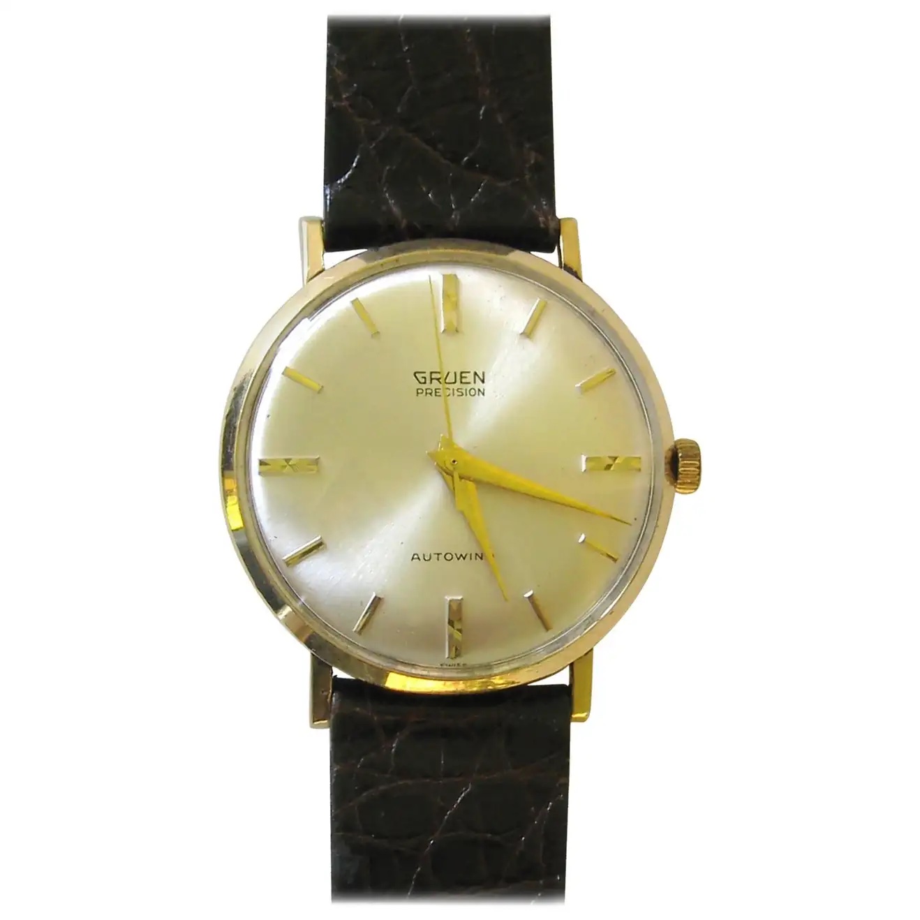 GRUEN PRECISION 18K YELLOW-GOLD WATCH, 1960S, OFFERED BY PARK AVENUE COUTURE