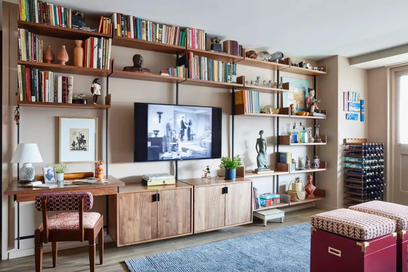 Brooklyn living room designed by Keita Turner