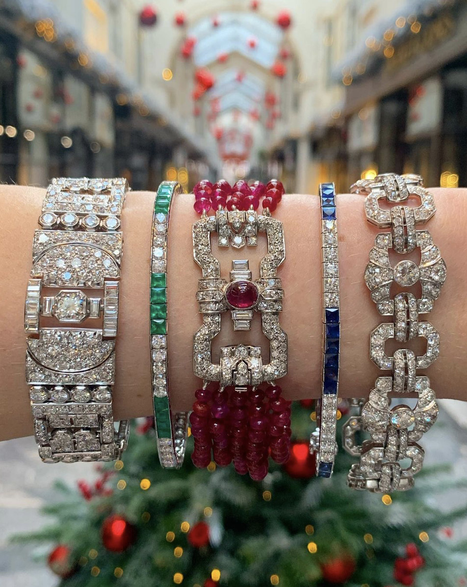 diamond and colored-gemstone bracelets from Susannah Lovis Jewellers