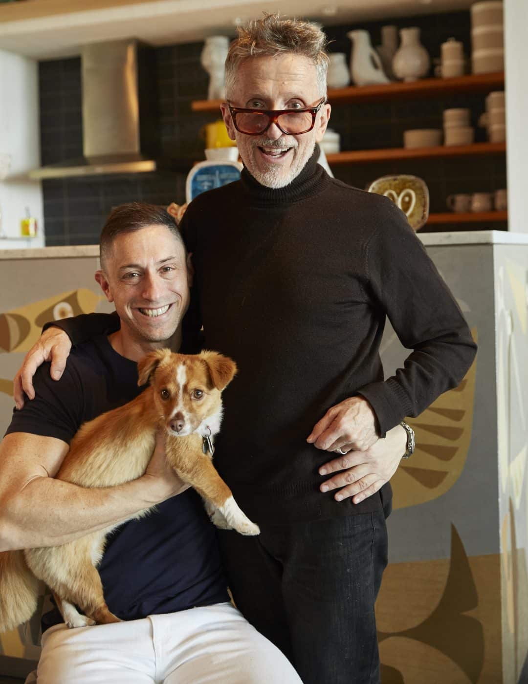Jonathan Adler and Simon Doonan in their New York City domicile.