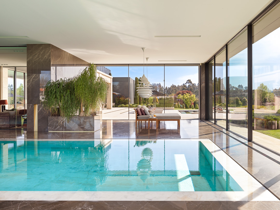 Photo of the indoor pool