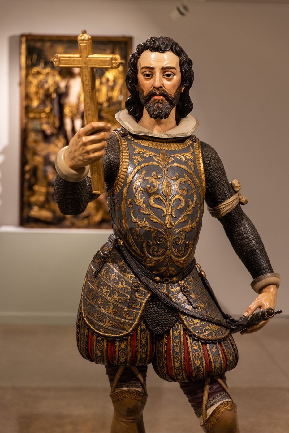 St. Louis of France, made in the early 1600s by Spanish sculptor Juan de Mesa
