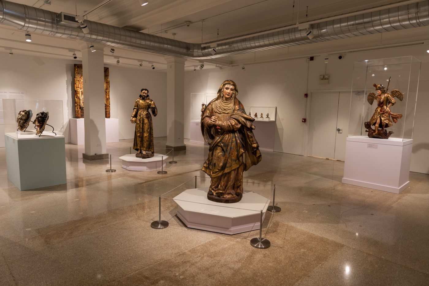 Statue carved by an unknown, possibly Mexican, artist titled "Mater Dolorosa"